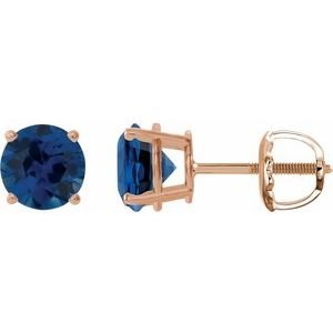 14k-rose-gold-6-mm-lab-grown-blue-sapphire-earrings-3