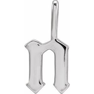 14k-white-gold-gothic-initial-n-charm-pendant