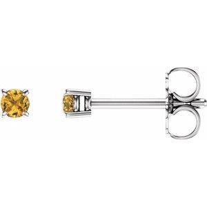 14k-white-gold-2-5-mm-natural-yellow-sapphire-earrings
