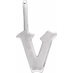 14k-white-gold-gothic-initial-v-charm-pendant