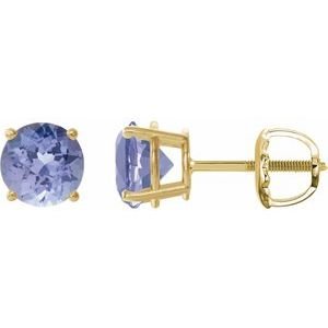 14k-yellow-gold-7-mm-natural-tanzanite-earrings-2