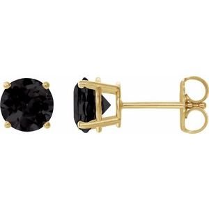 14k-yellow-gold-6-mm-natural-black-onyx-earrings
