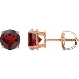 14k-rose-gold-6-mm-natural-mozambique-garnet-earrings-3