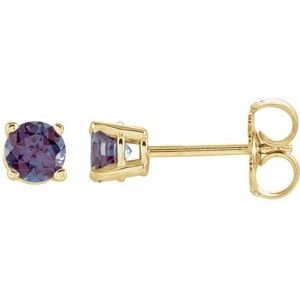 14k-yellow-gold-4-mm-lab-grown-alexandrite-earrings