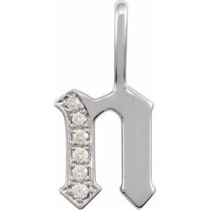14k-white-gold-06-ctw-natural-diamond-gothic-initial-n-charm-pendant