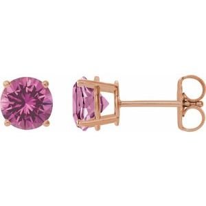 14k-rose-gold-8-mm-lab-grown-pink-sapphire-earrings-3