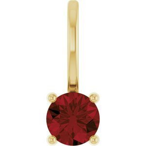 14k-yellow-gold-imitation-mozambique-garnet-solitaire-charm-pendant