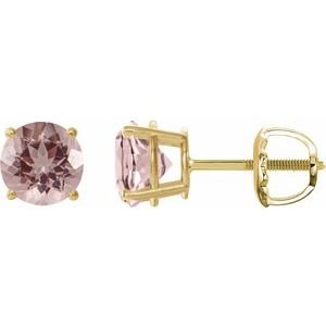 14k-yellow-gold-7-mm-natural-pink-morganite-earrings-2