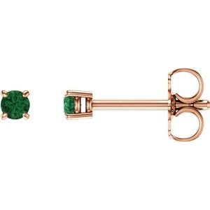 14k-rose-gold-2-5-mm-natural-emerald-earrings