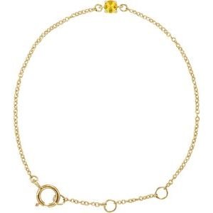 14k-yellow-gold-imitation-citrine-youth-birthstone-4-1-2-5-1-2-bracelet