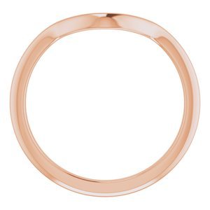 14K Rose Gold Matching Band