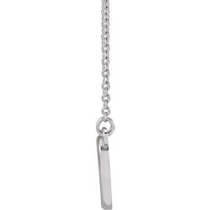 Sterling Silver Heart 16" Necklace
