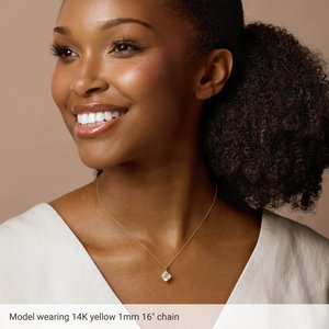 Sterling Silver 1 mm Adjustable Diamond-Cut Cable  6 1/2-7 1/2" Chain